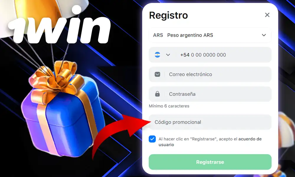 Códigos promocionales 1Win AR activar